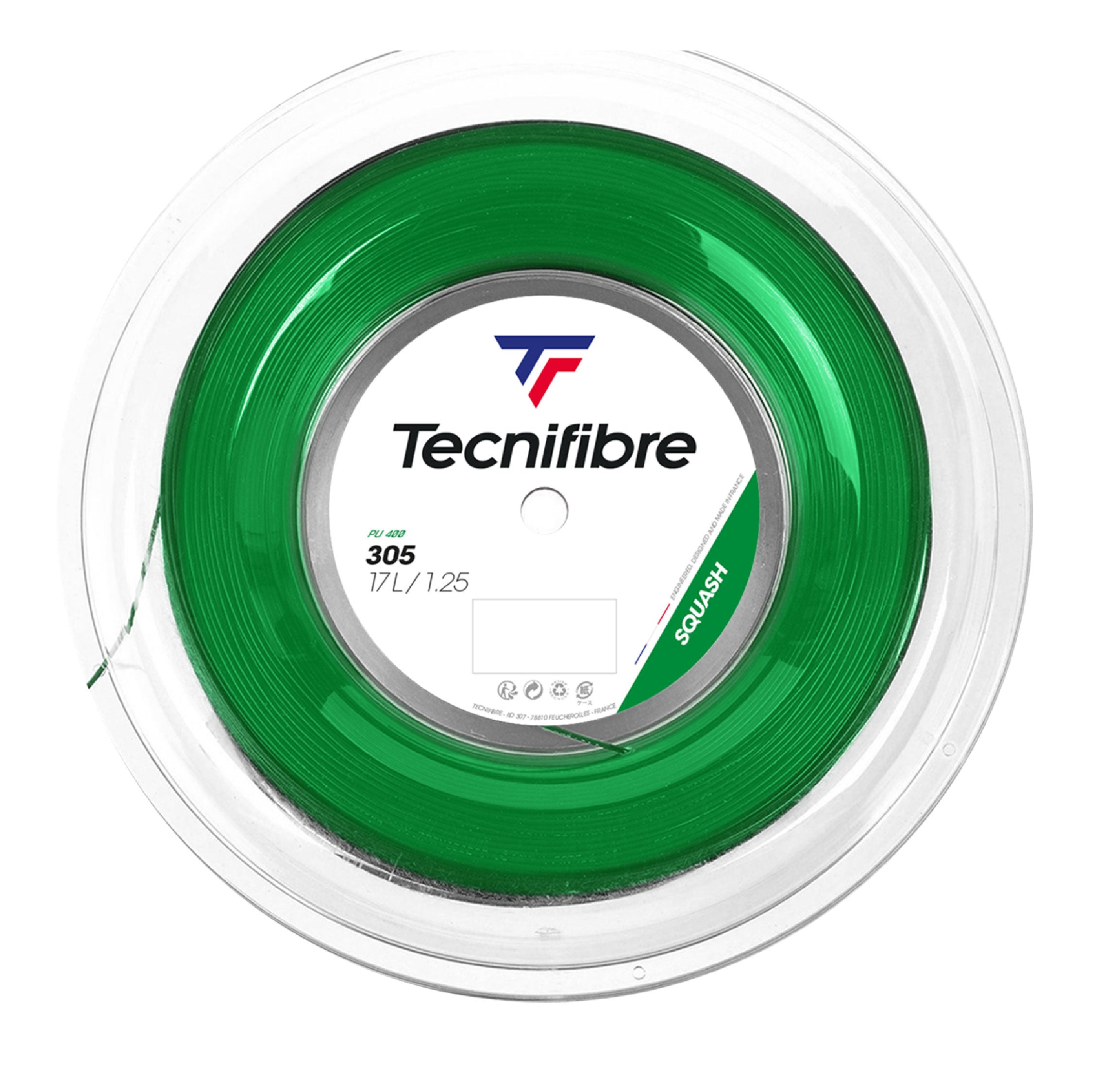 Tecnifibre 305 Green Squash String 200m Reel