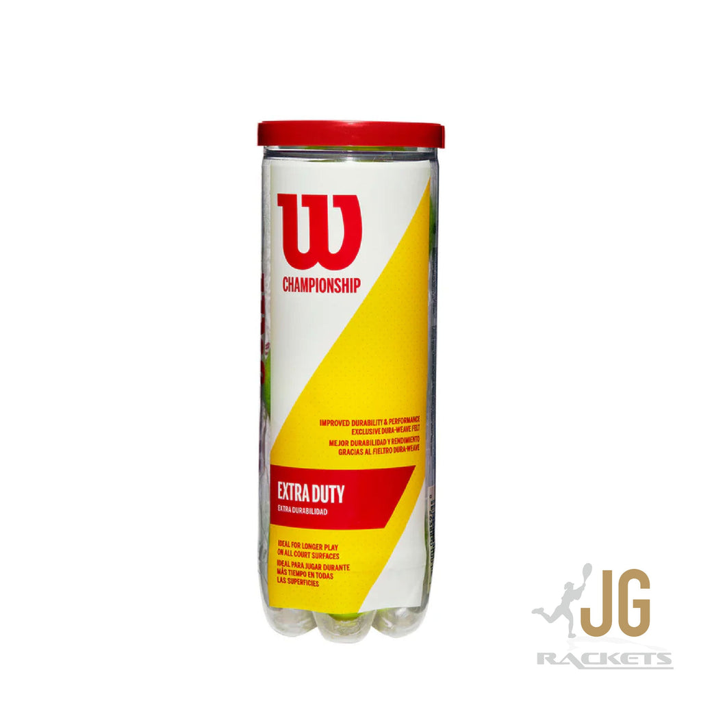 Wilson Championship Extra Duty Tennis Ball 3 Ball Tube