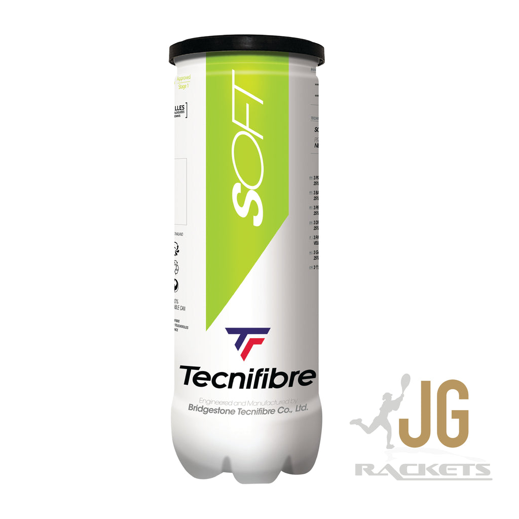 Tecnifibre TF Soft (Green) Tennis 3 Ball Tube