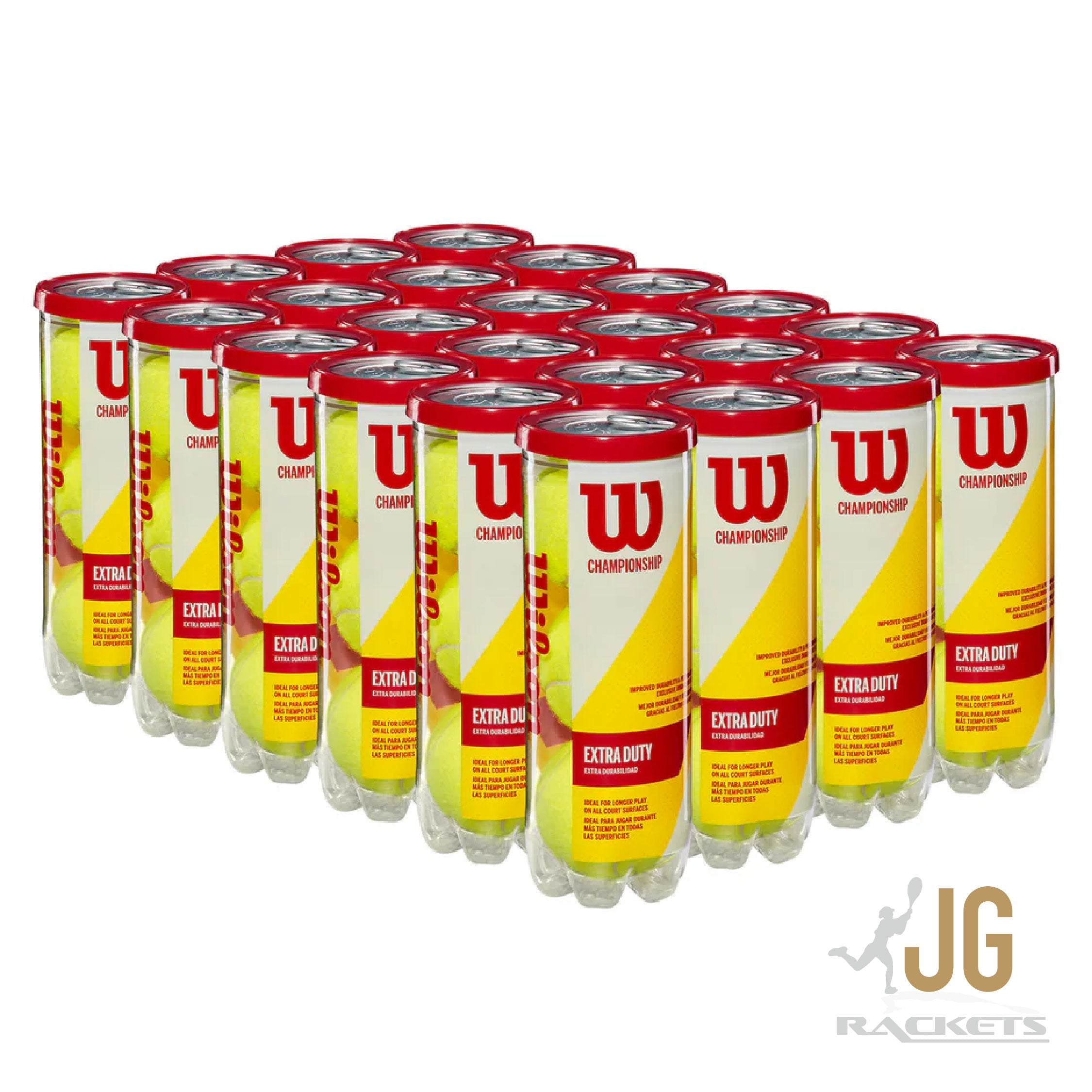 Wilson Championship Extra Duty Tennis Ball 3 Ball Tube