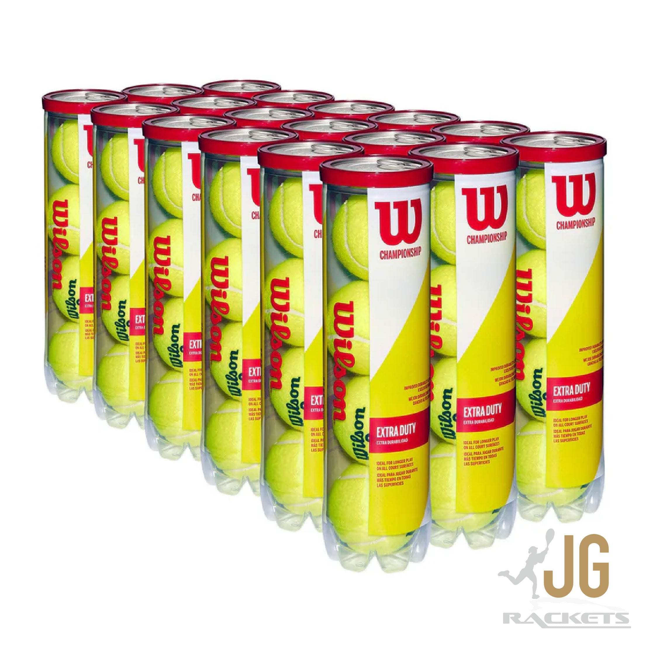 Wilson Championship extra Duty Tennis Ball 4 Ball Tube