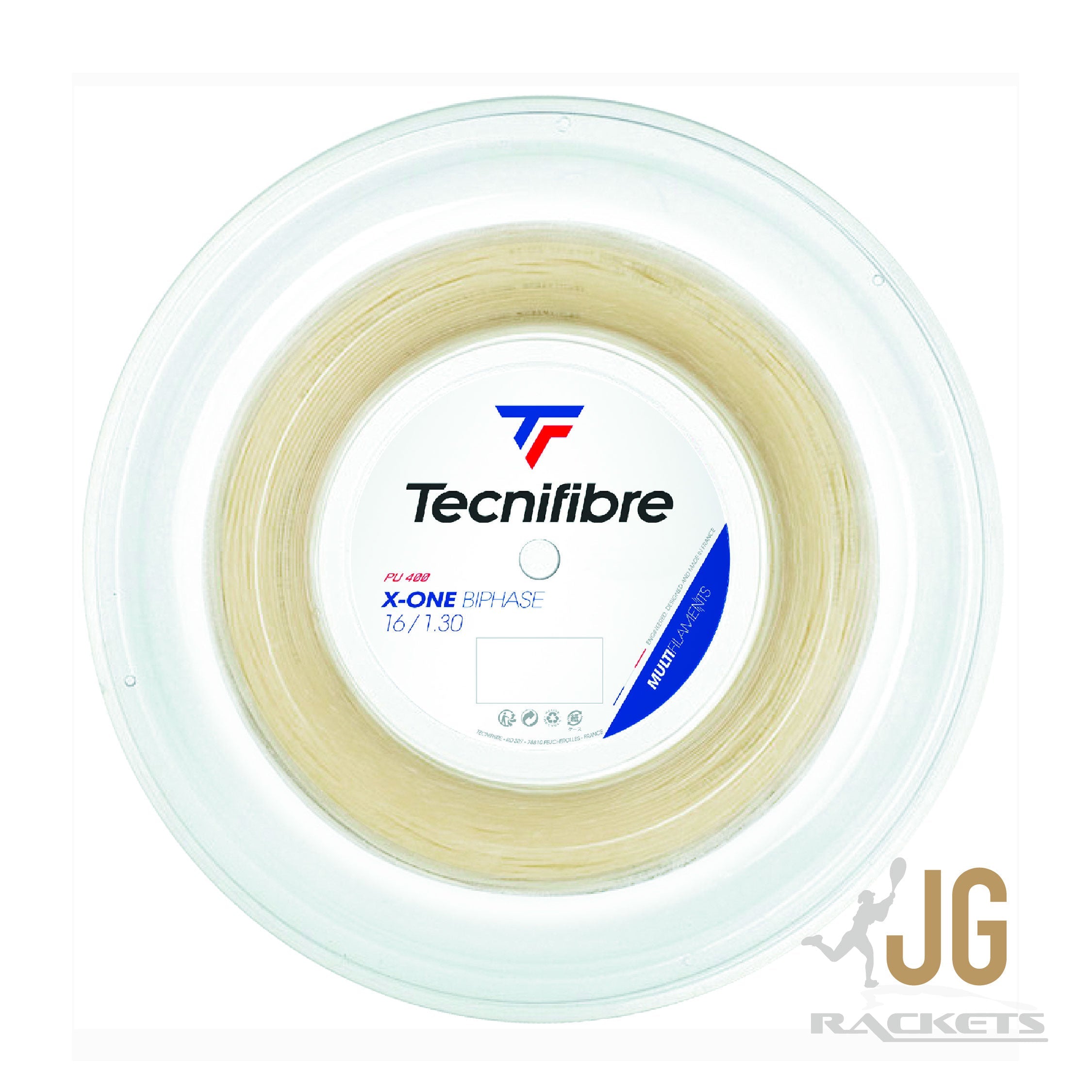 Tecnifibre X ONE Biphase 1.30mm Tennis String – 200m Reel