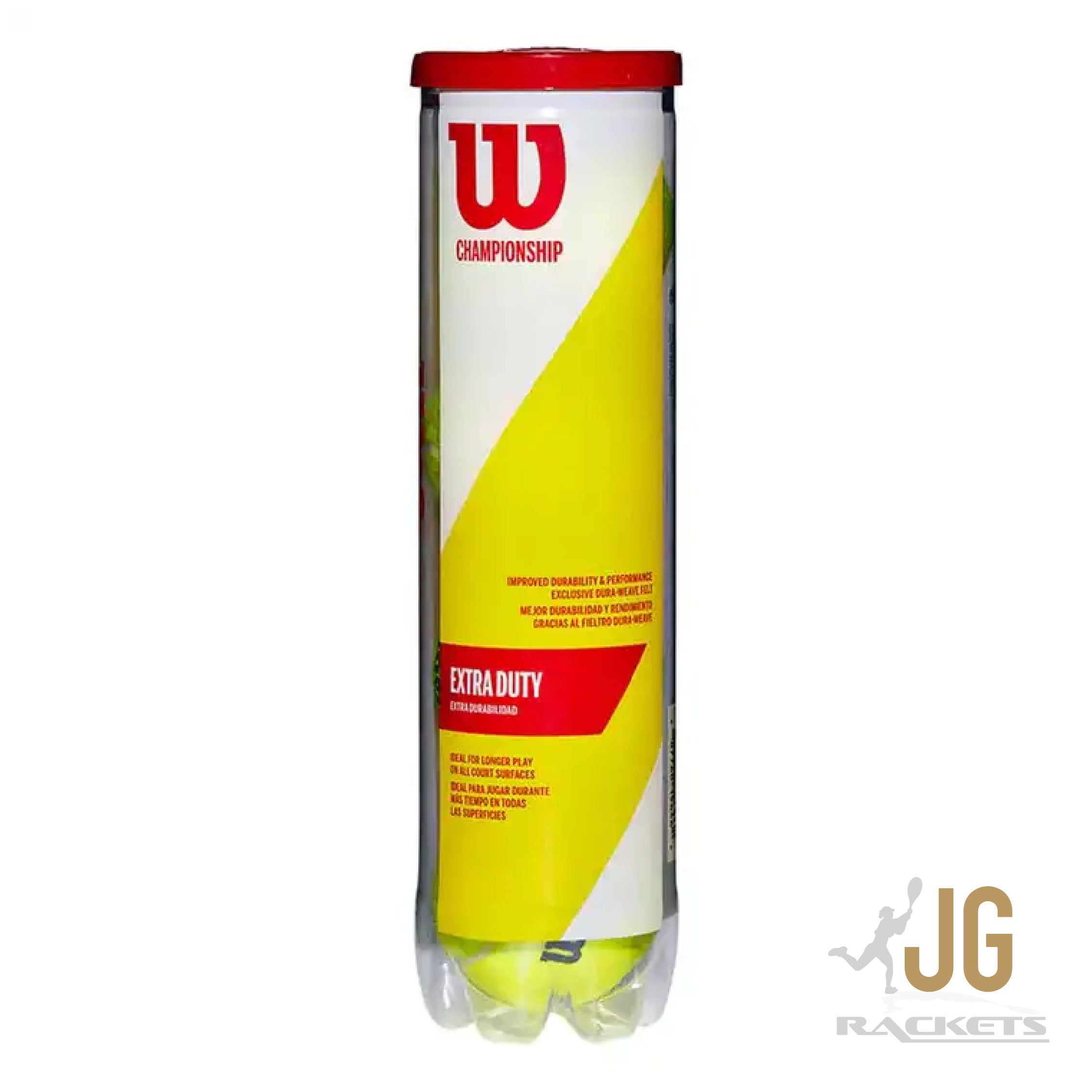 Wilson Championship extra Duty Tennis Ball 4 Ball Tube